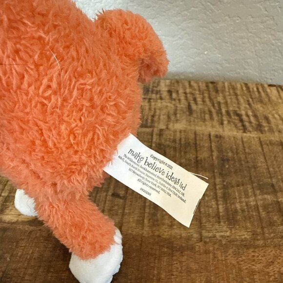 Make Believe Ideas Cutie Snuggables Easter Plush Stuffed Animal - Fox Ribbon Tag - Picture 4 of 7